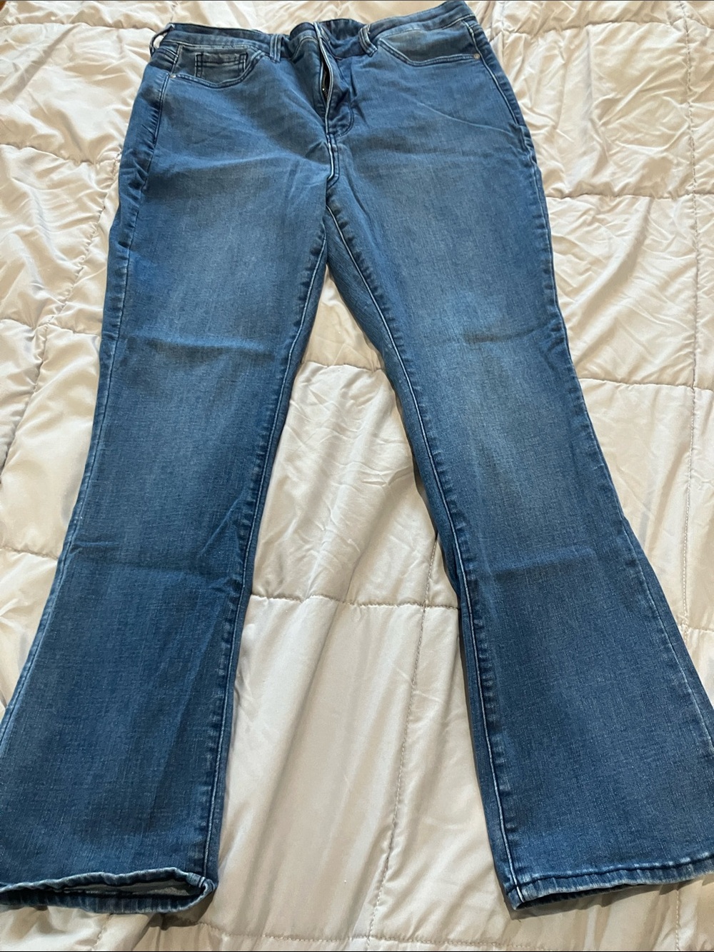 Women's Blue Denim Bootcut Jeans
